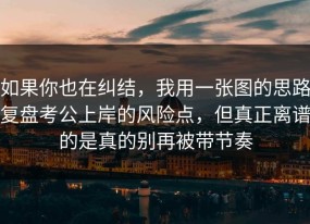 如果你也在纠结，我用一张图的思路复盘考公上岸的风险点，但真正离谱的是真的别再被带节奏